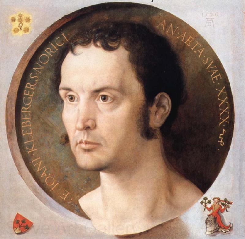 Albrecht Durer Portrait of Fohann Kleberger
